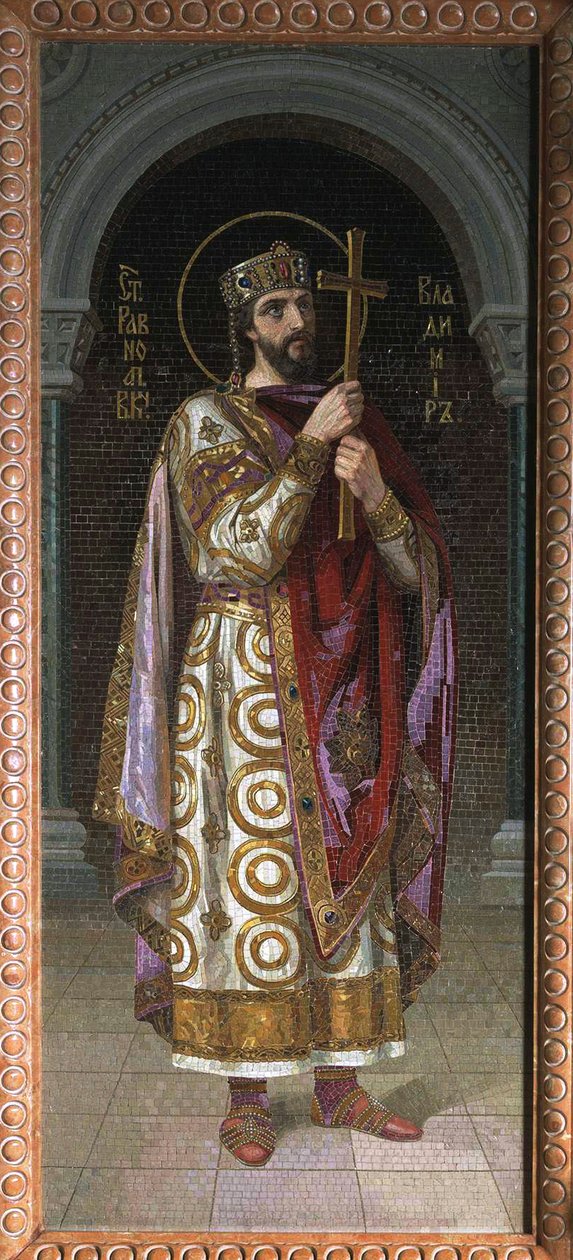 Saint Vladimir av Kiev, 1900-tallet. av Nikolai Kornilovich Bodarevsky