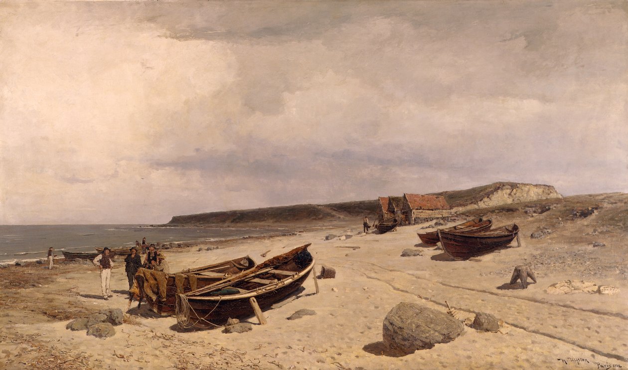 Part Of Beach From Jæren av Nikolai Martin Ulfsten