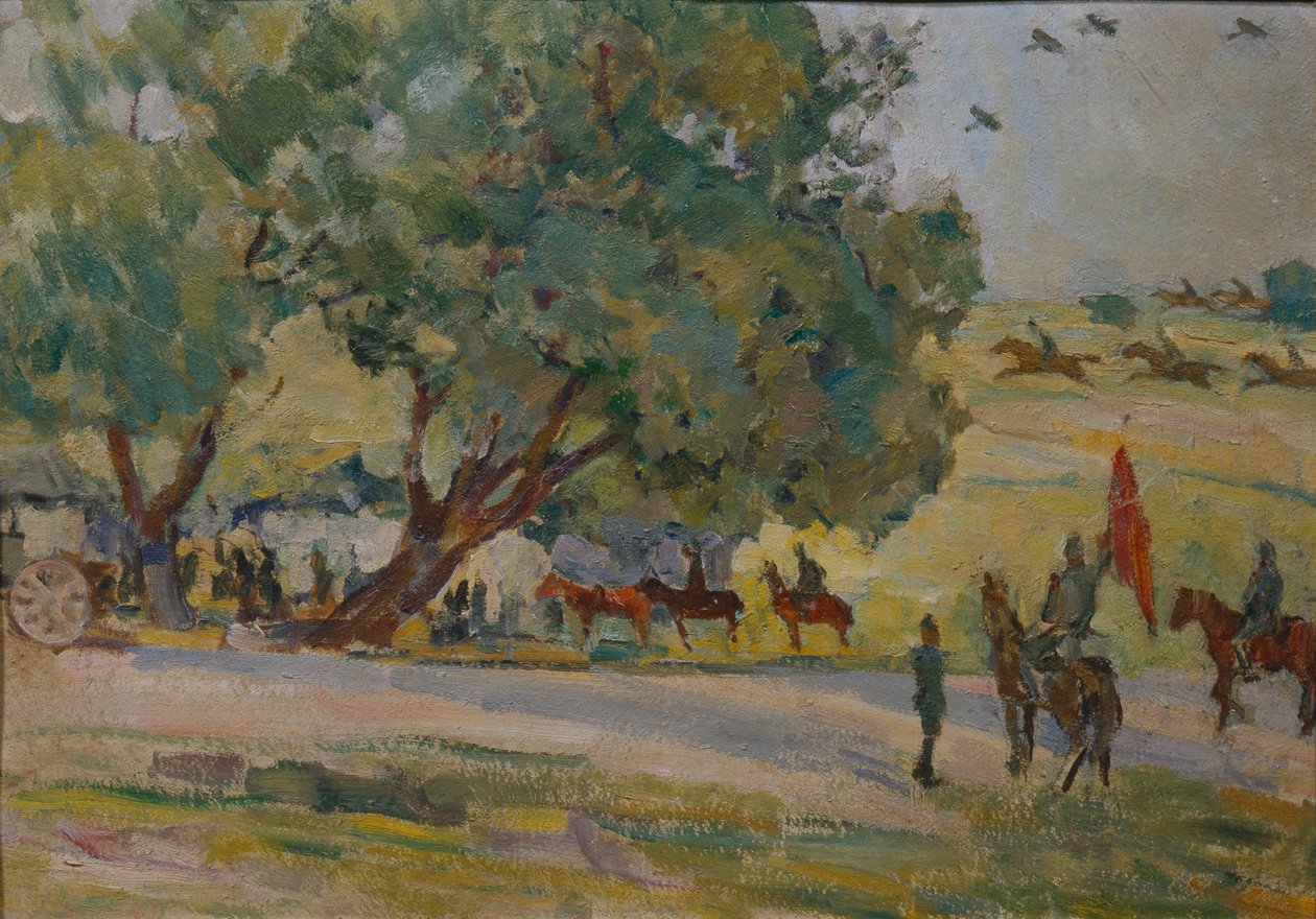 Manøvrer nær Moskva, 1930-1933 av Nikolai Pavlovich Ulyanov