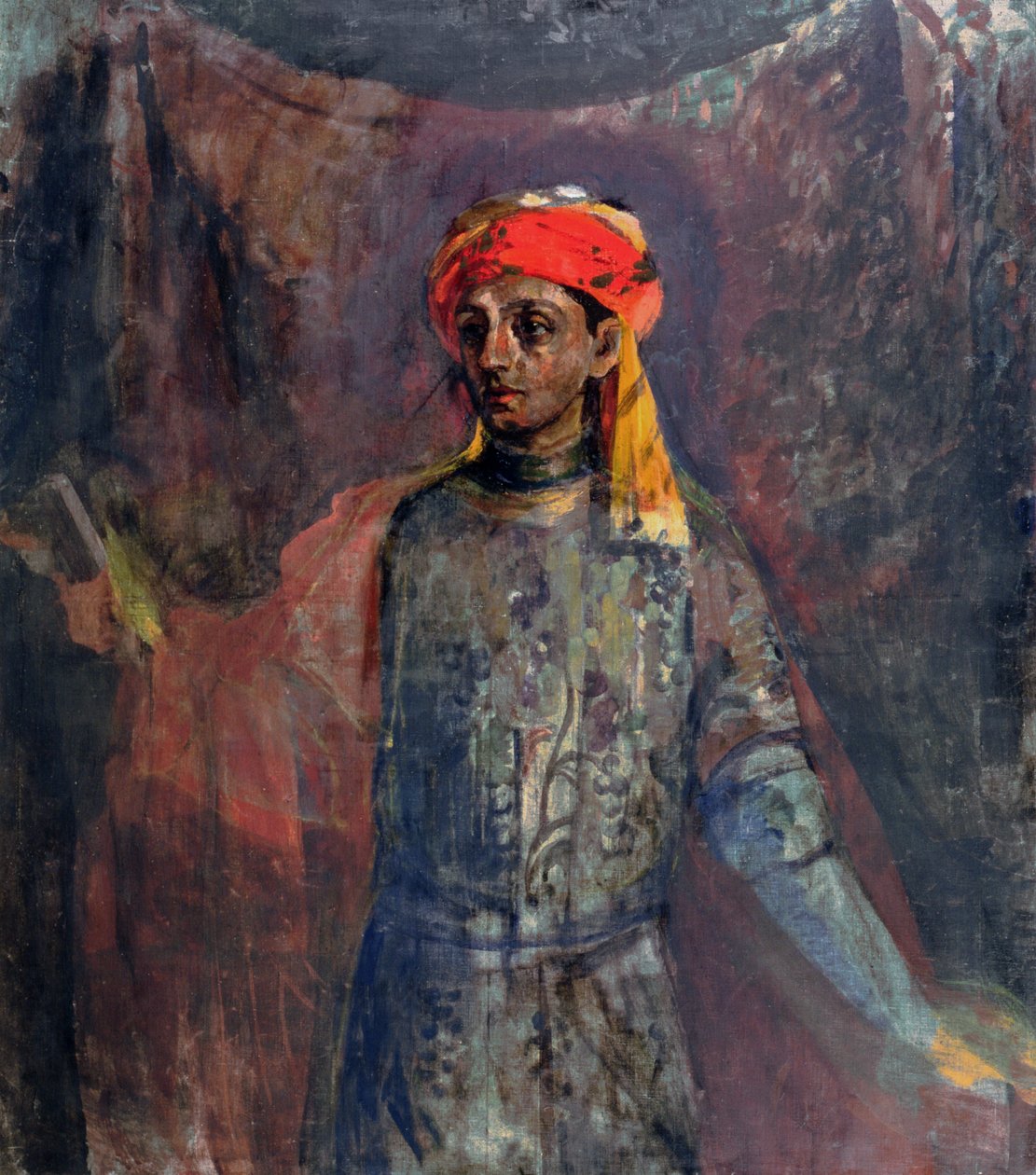 Portrett av Mikhail Kuzmin, 1911-12 av Nikolaj Nikolaevic Sapunov