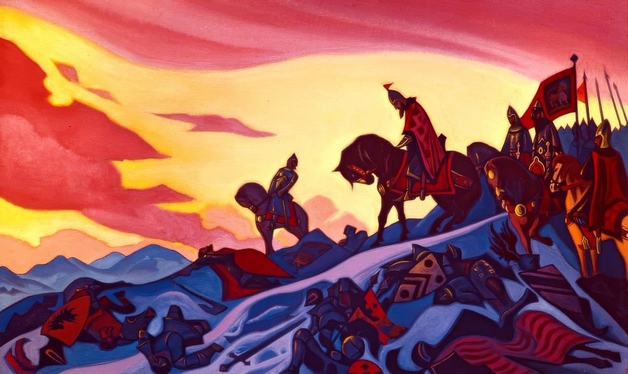 Alexander Nevsky av Nikolai Konstantinowitsch Roerich
