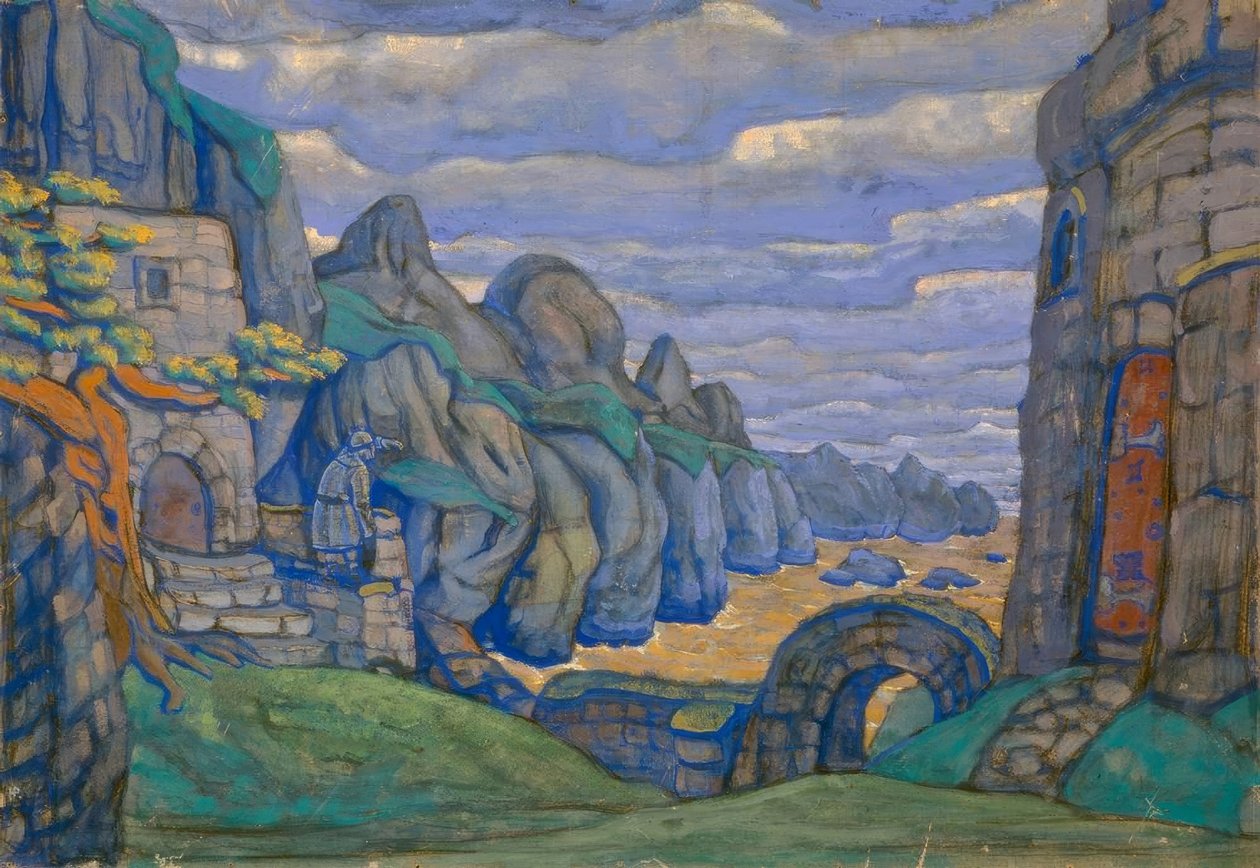 Wagner, Tristan / Roerichs scene av Nikolai Konstantinowitsch Roerich
