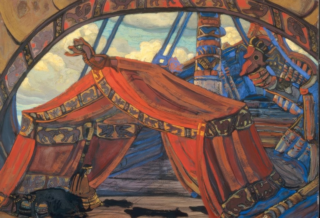 Wagner, Tristan / Roerichs scene av Nikolai Konstantinowitsch Roerich