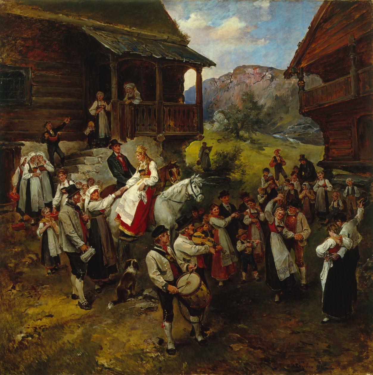 Bryllupsgården av Nils Bergslien
