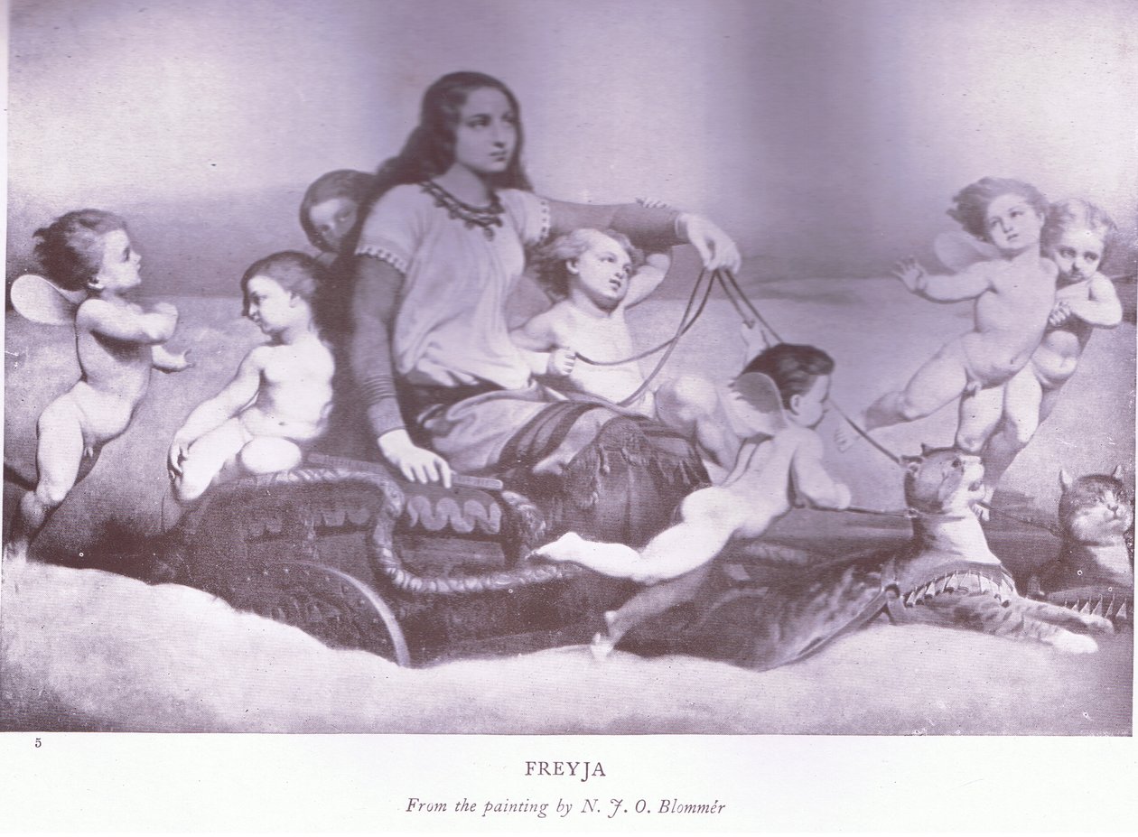 Freyja, 1920-tallet av Nils Blommer