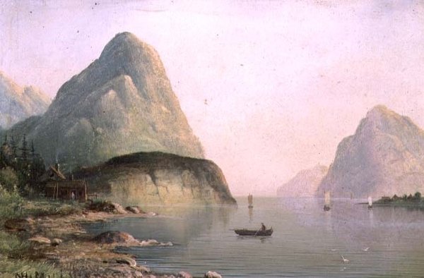 En fjordscene av Nils Hans Christiansen