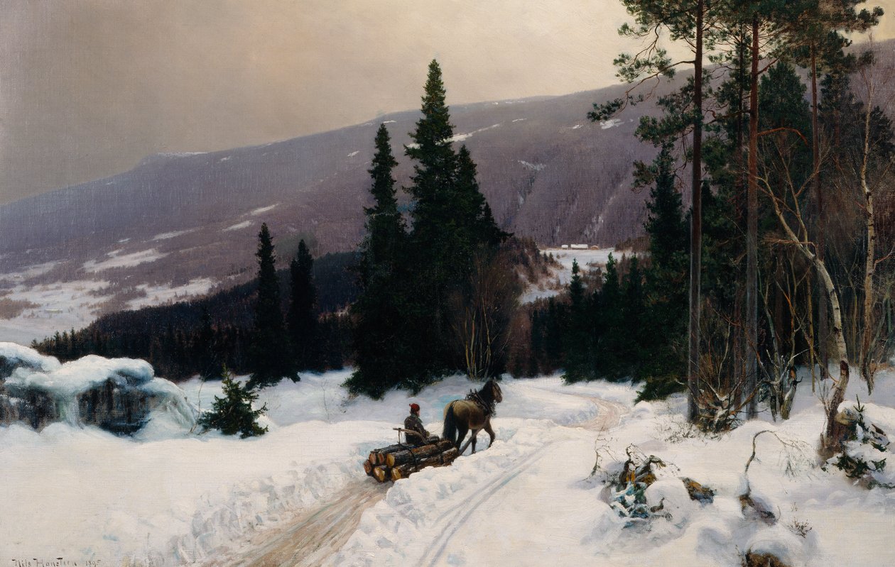 Vinter av Nils Hansteen