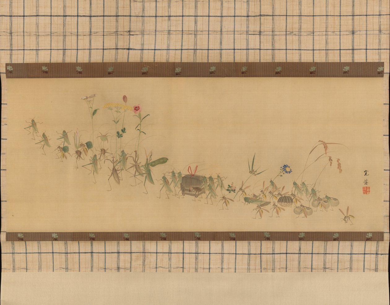 Procession of Insects, 1800-tallet. av Nishiyama Kan