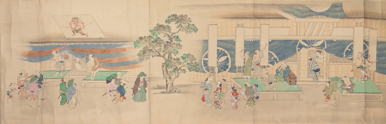 Cavyki Theatre, 1822. av Nonoyama Kozan