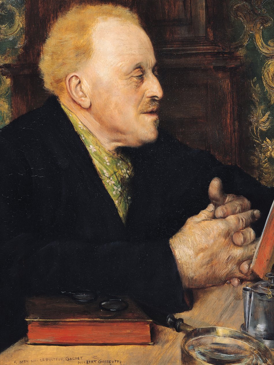 Dr. Paul Gachet (1828-1909) 1891 av Norbert Goeneutte