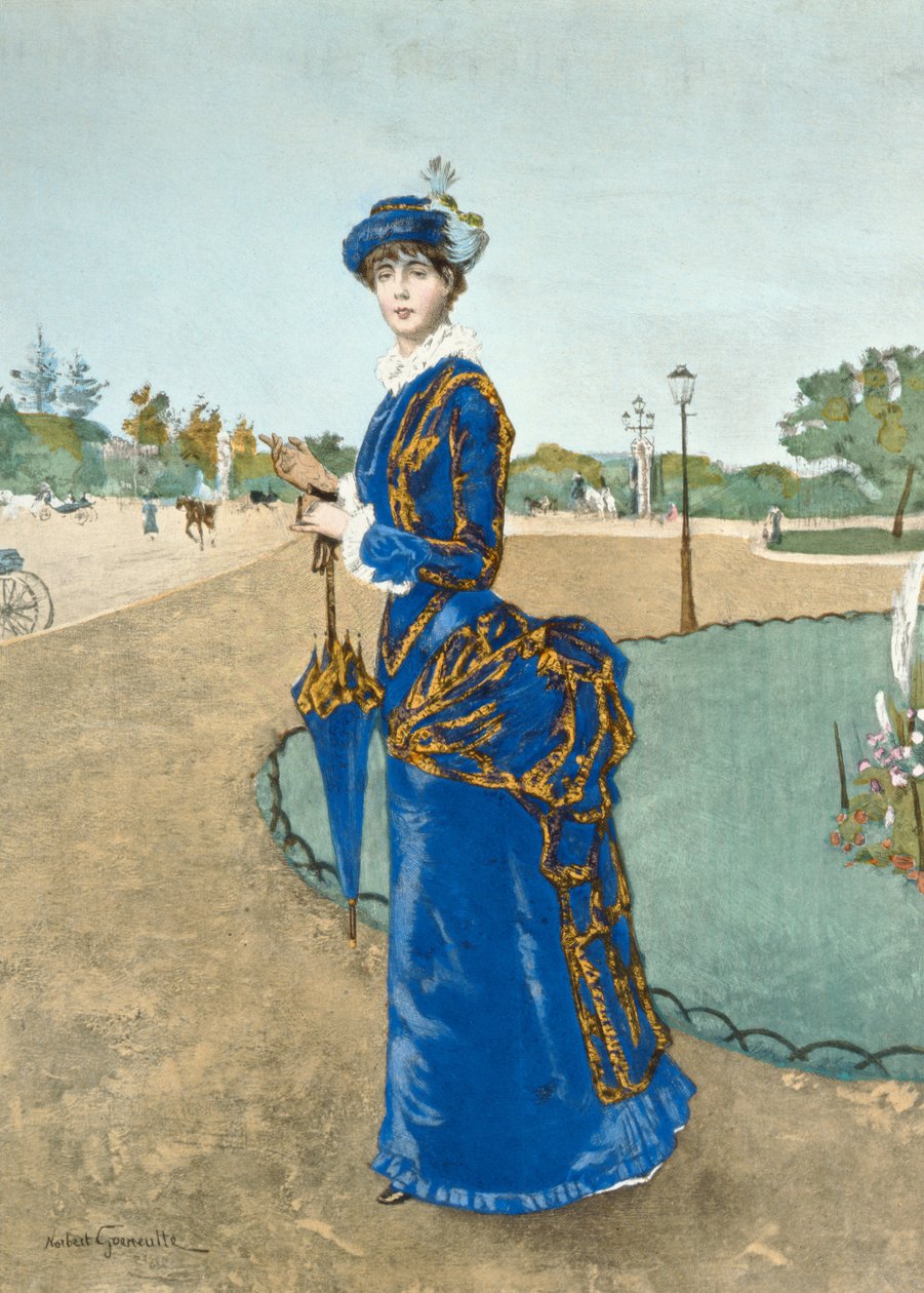 oktober, ca. 1880 av Norbert Goeneutte