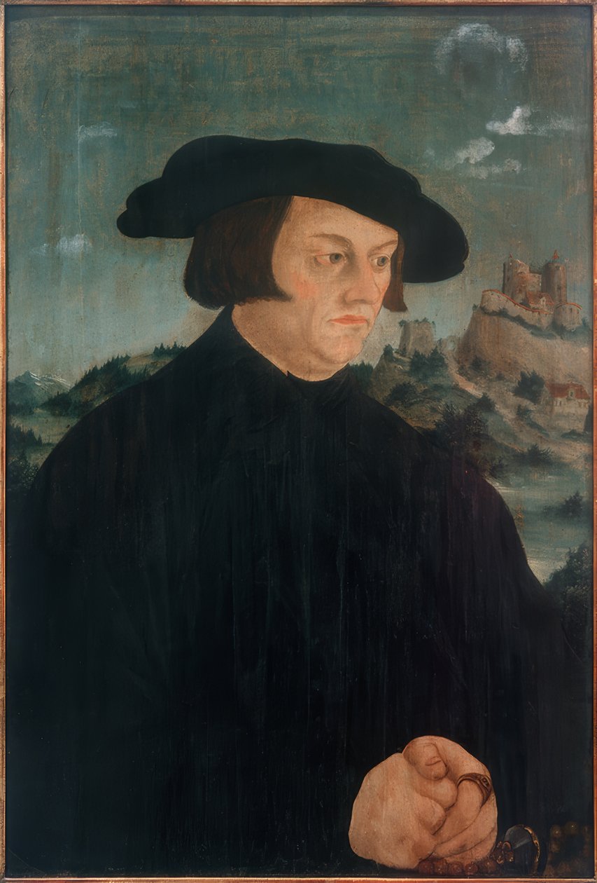 Portrett av en mann av Oberdeutscher Meister