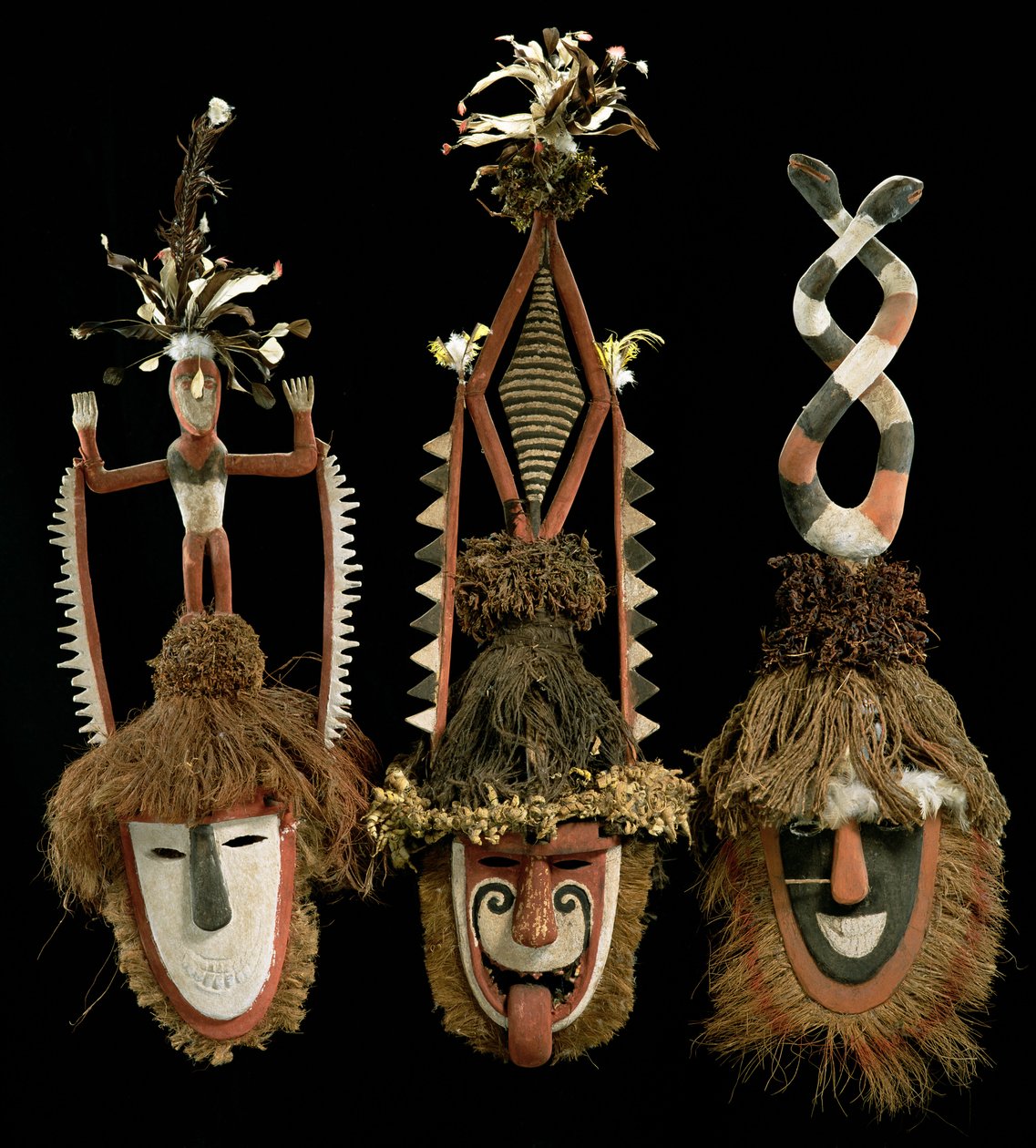 Dansemasker, Tolai, New Britain av Oceanic