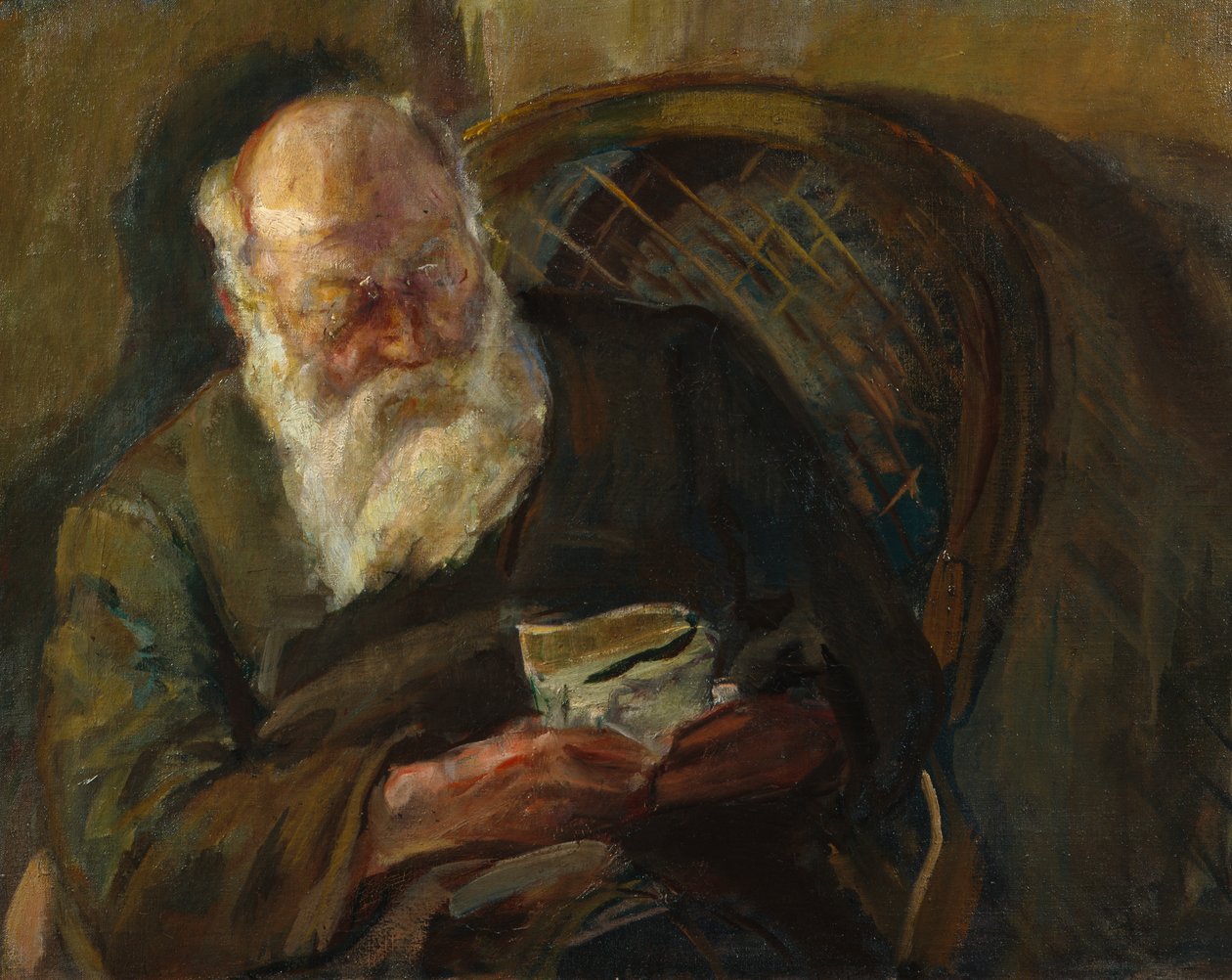 Christian Krohg, ca 1920 (maleri) av Oda Krohg