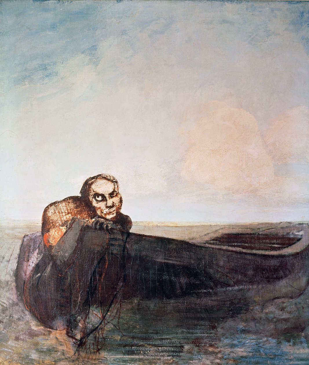 Skjebneens engel av Odilon Redon
