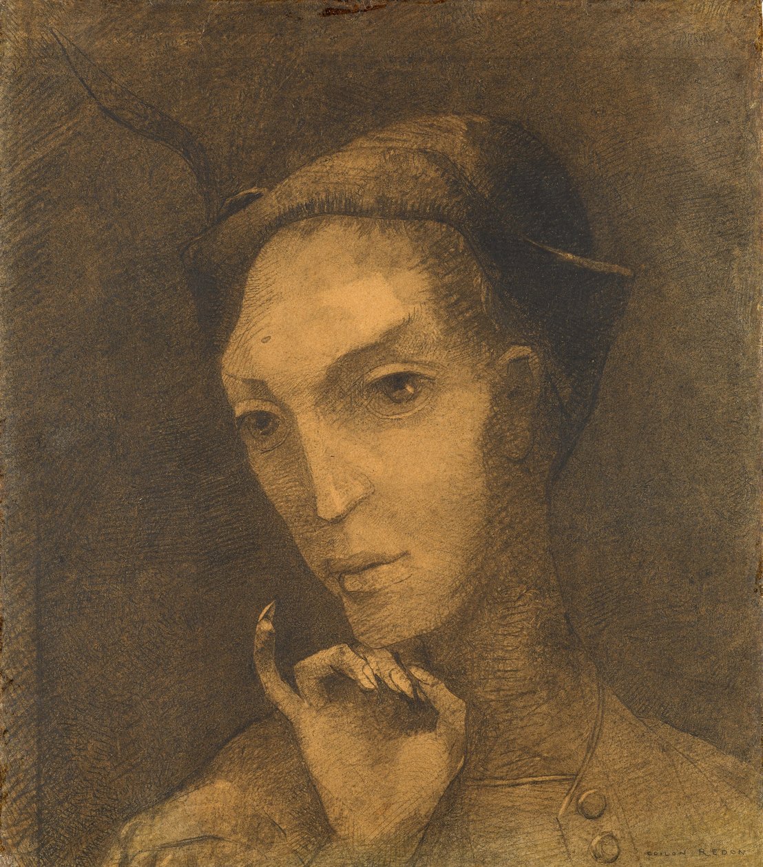 Mephistopheles av Odilon Redon