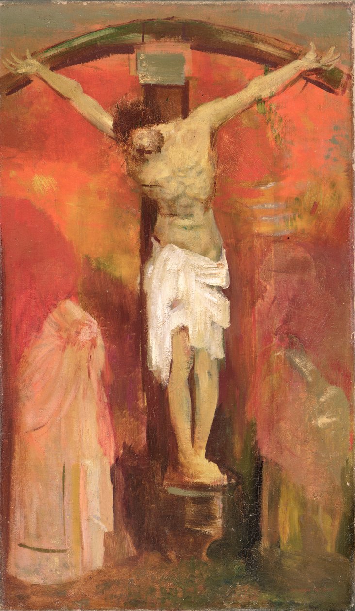 Korsfestelsen, ca. 1904 av Odilon Redon