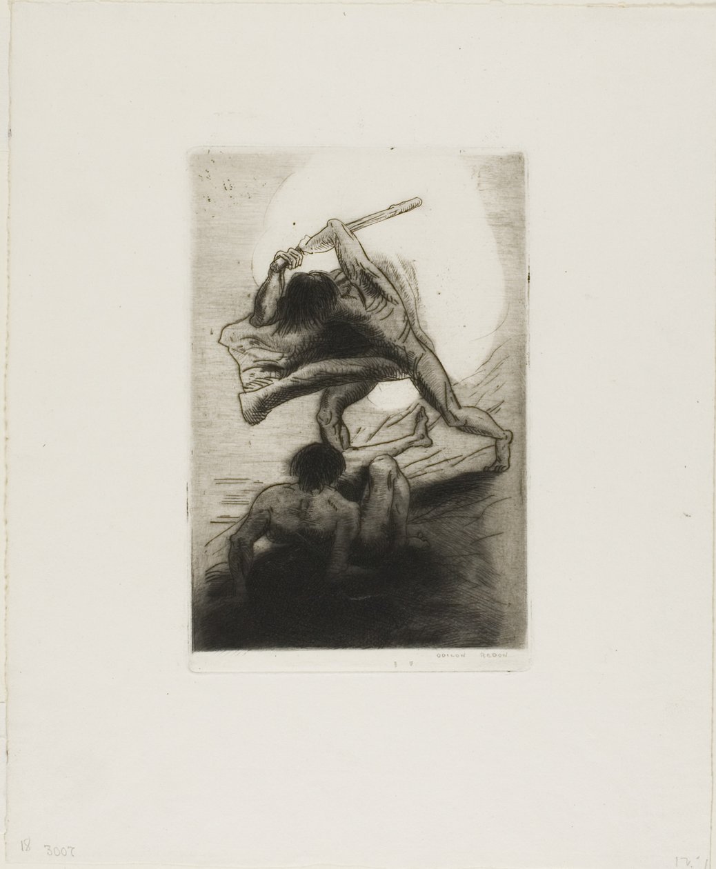 Kain og Abel av Odilon Redon