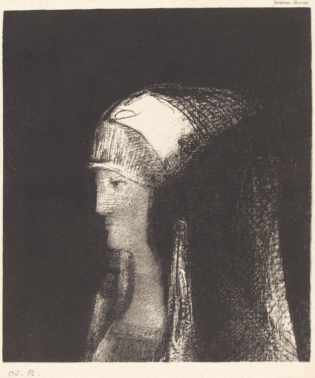 Druidesse av Odilon Redon