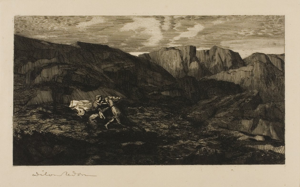 Frykt av Odilon Redon