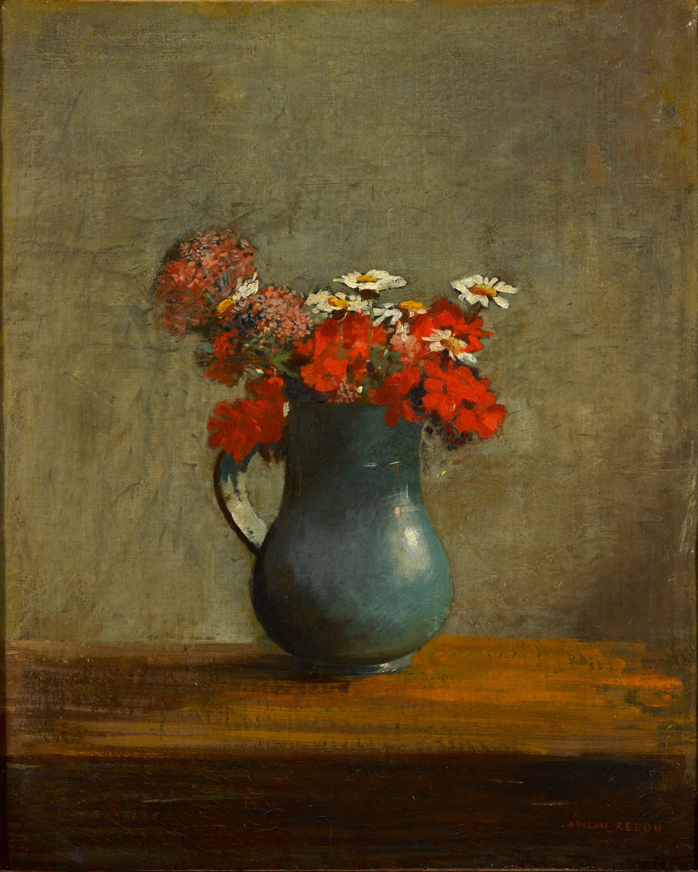 Blomster i en vase av Odilon Redon