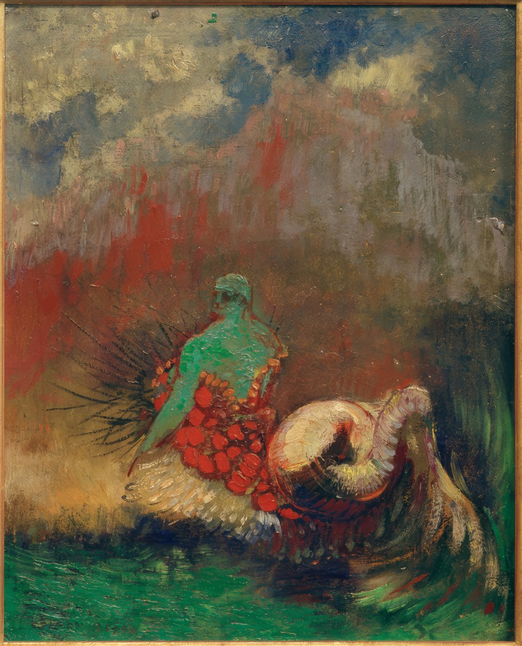 Havfruen (Die Sirene) av Odilon Redon