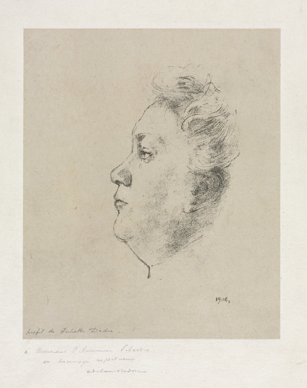 Frøken Juliette Dodu av Odilon Redon