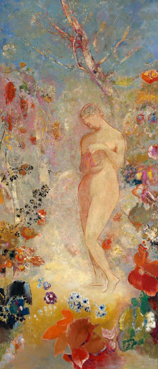 Pandora, ca. 1914 av Odilon Redon