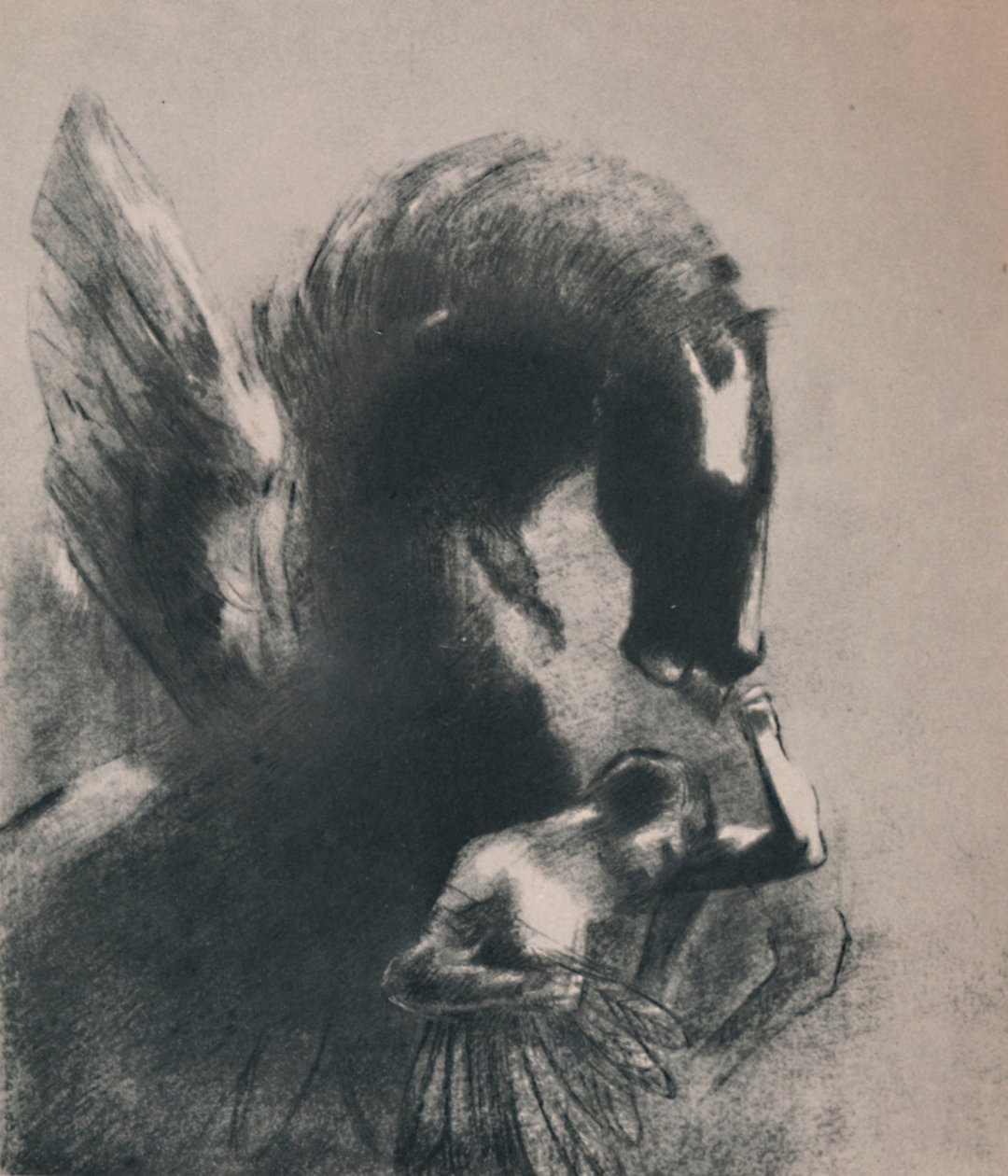 Pegasus Captive, 1889, 1946. av Odilon Redon