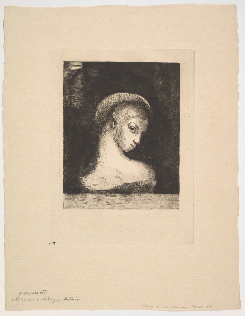 Perversitet, 1891. av Odilon Redon