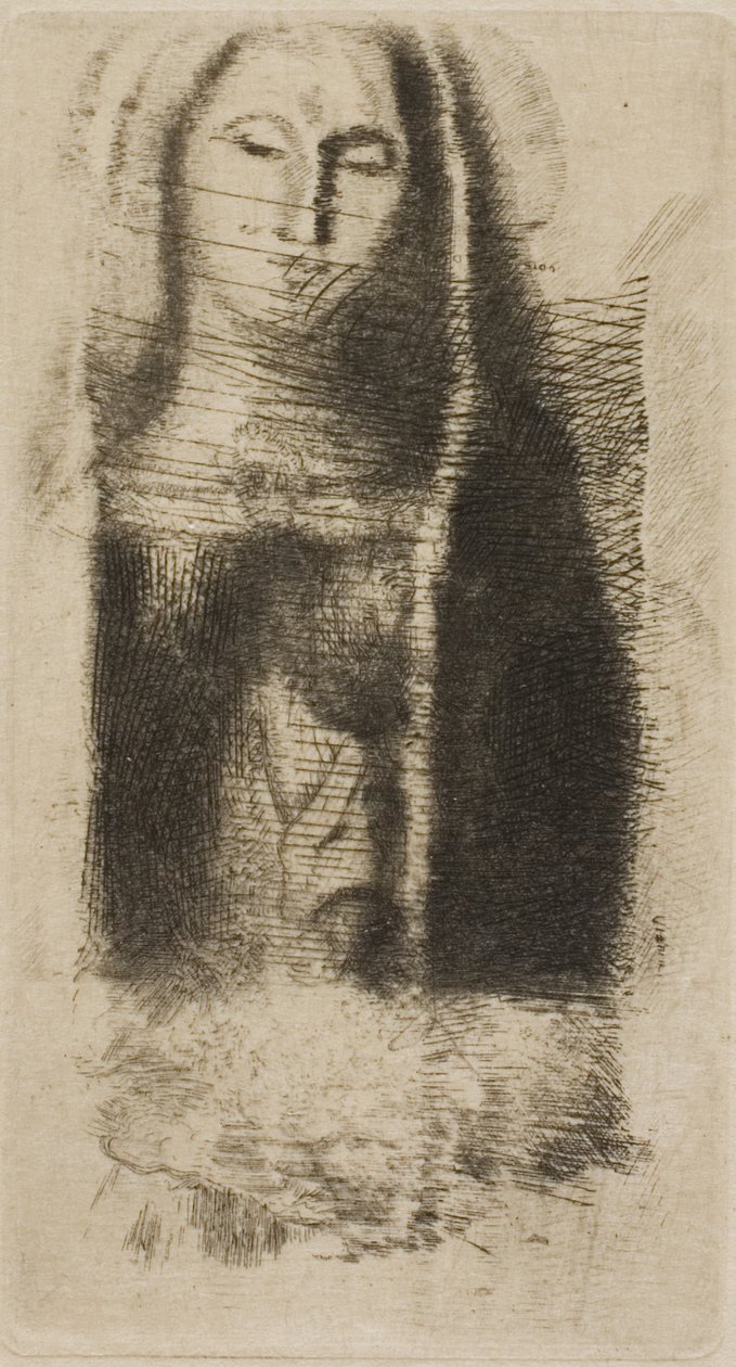 Prinsesse Maleine (Den lille Madonna) av Odilon Redon