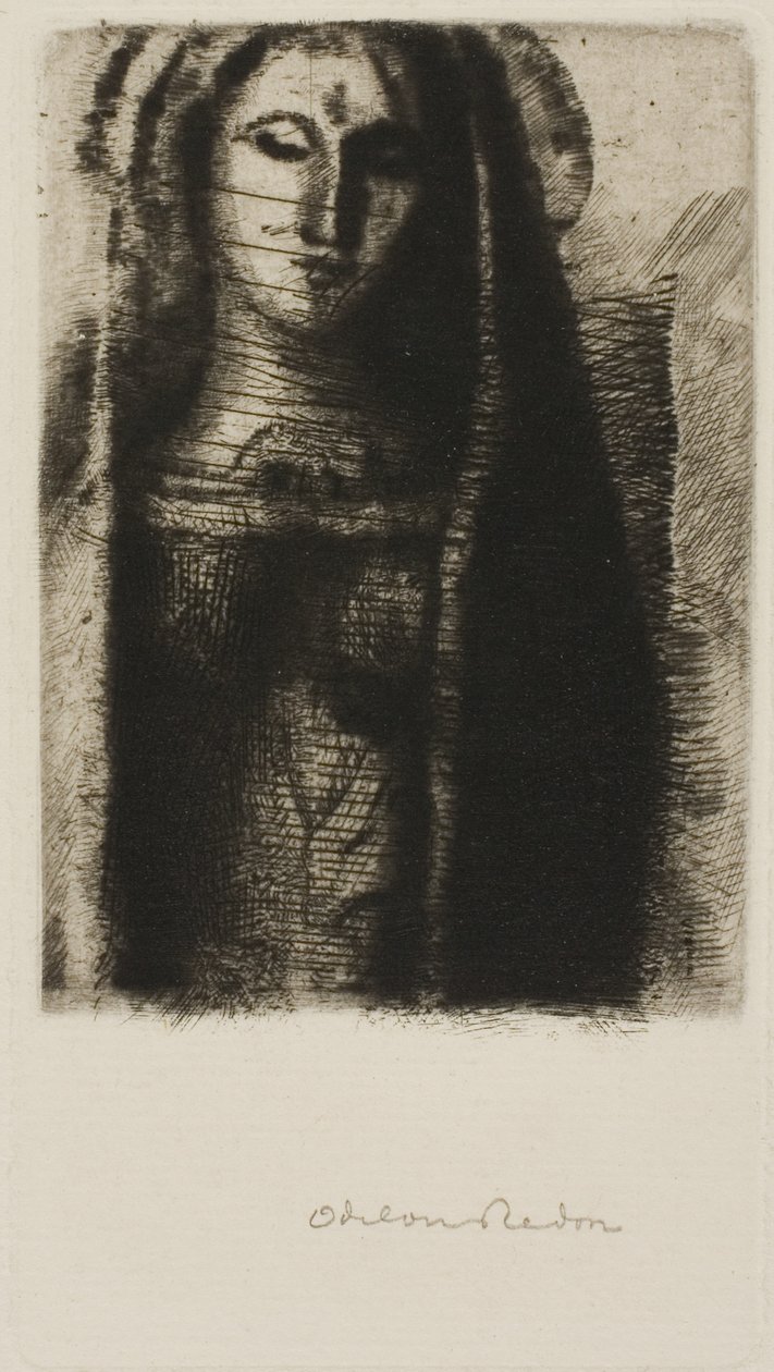 Prinsesse Maleine (Den lille Madonna) av Odilon Redon