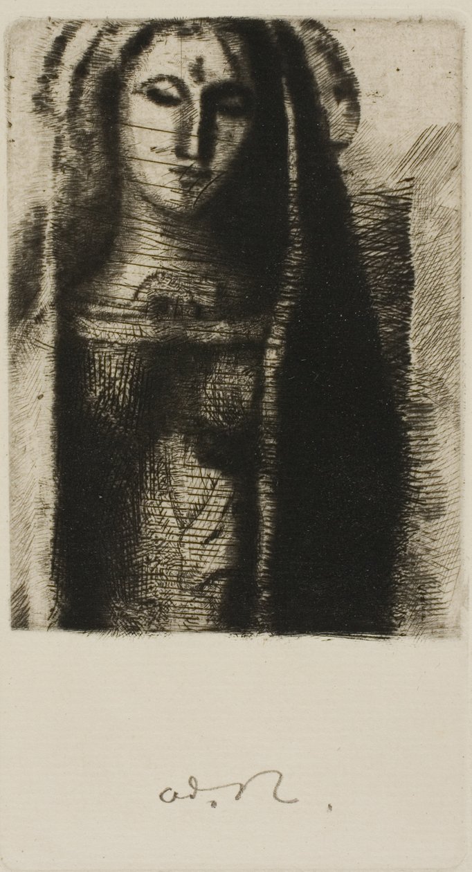 Prinsesse Maleine (Den lille Madonna) av Odilon Redon