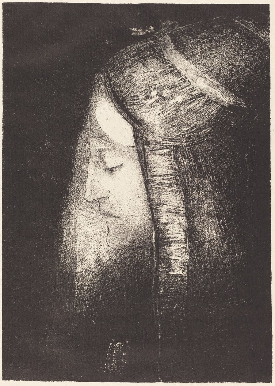 Profil de lumière (Lysets profil) av Odilon Redon