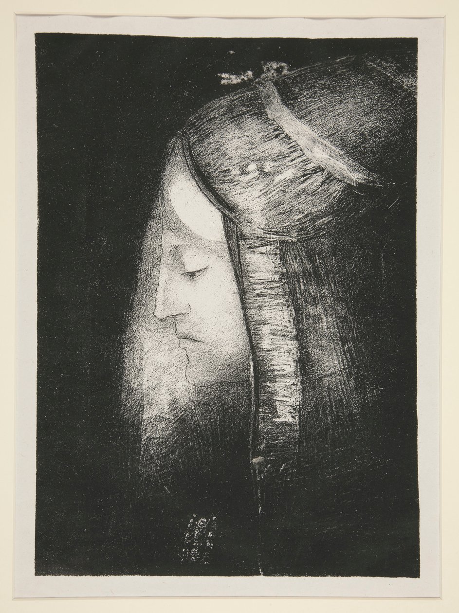 Profil de lumi?re (Profile of Light) av Odilon Redon