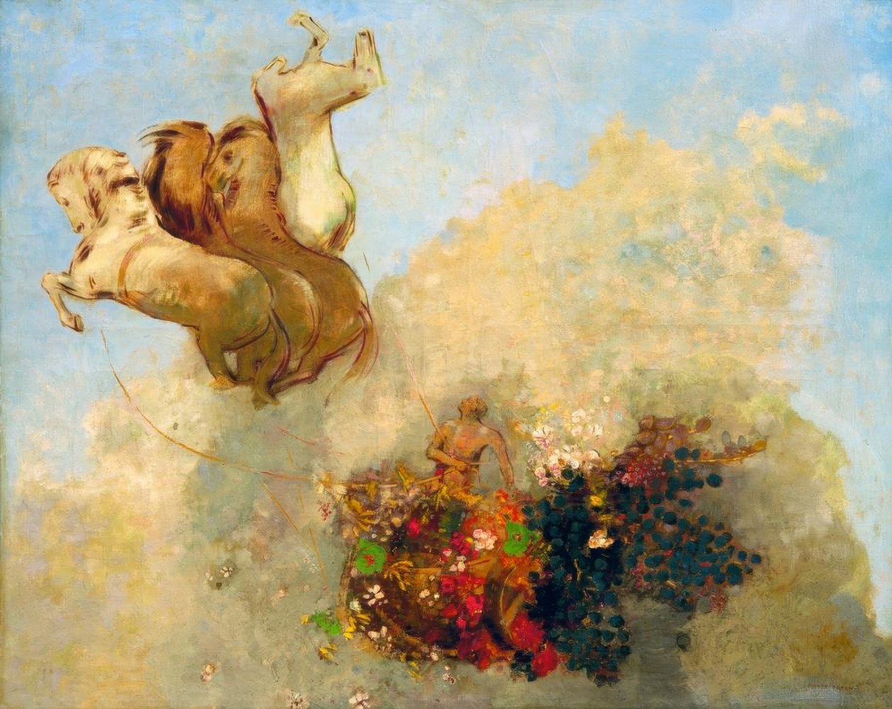 Quadrige av Odilon Redon