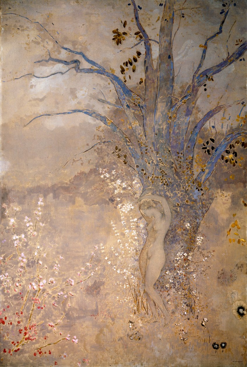 Våren, c1910. av Odilon Redon