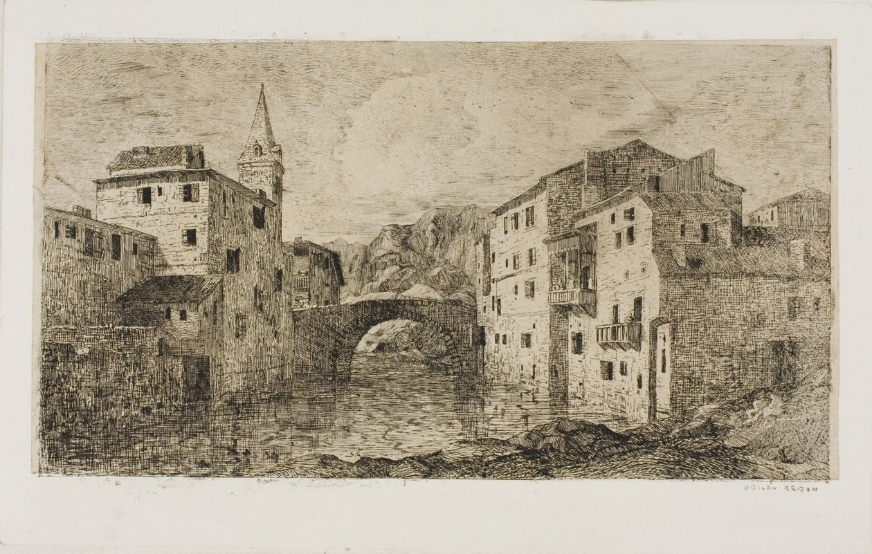 St.-Jean-Pied-de-Port av Odilon Redon