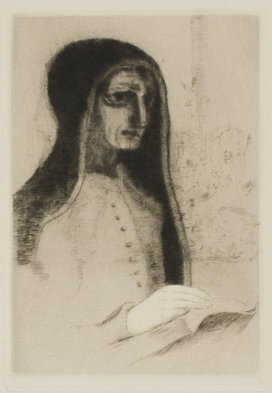 Boken (Saint Theresa) av Odilon Redon