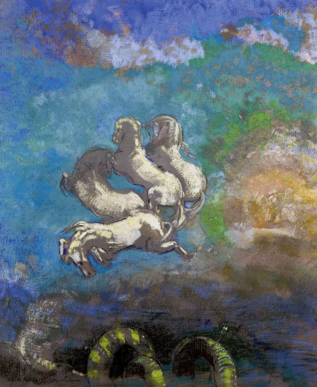 Vognen til Apollo av Odilon Redon