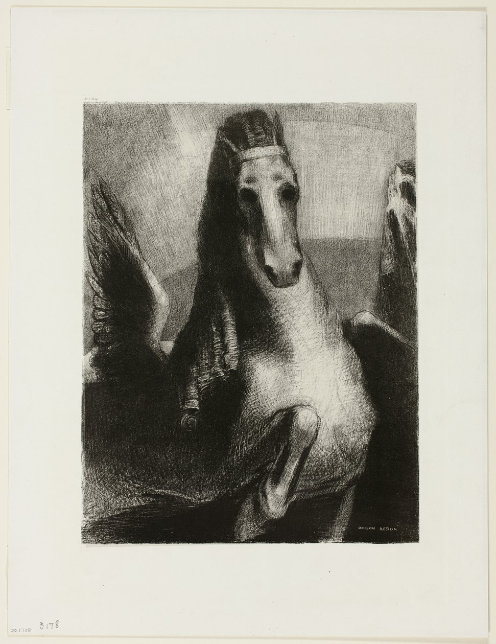 The Wing av Odilon Redon