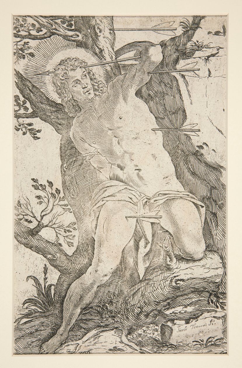 Sankt Sebastian av Odoardo Fialetti