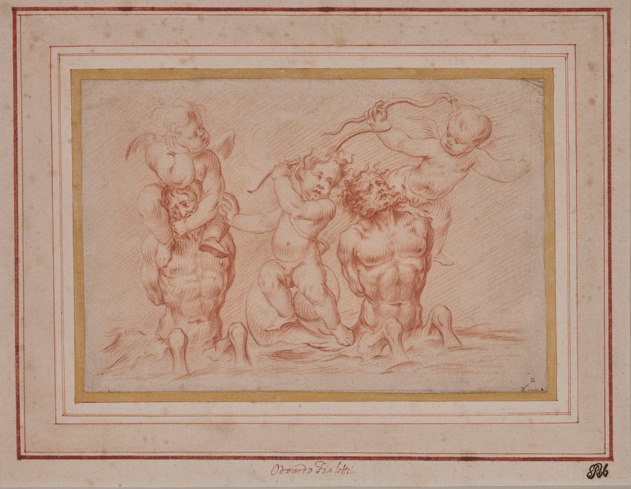 Tritons og Putti av Odoardo Fialetti
