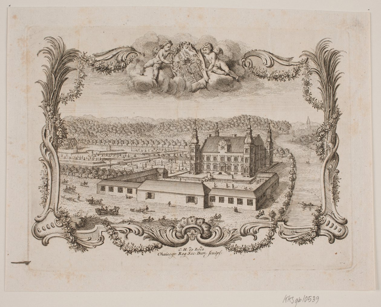 Engelsholm ved Vejle av Odvardt Helmoldt de Lode