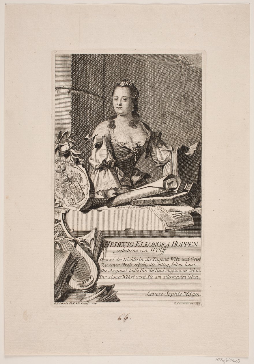 Hedvig Eleonora Hoppe av Odvardt Helmoldt de Lode