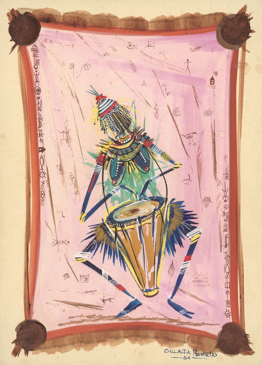 The Happy Drummer, 2004 av Oglafa Ebitari Perrin