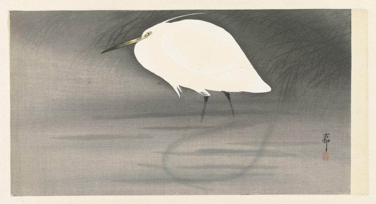 egret av Ohara Koson