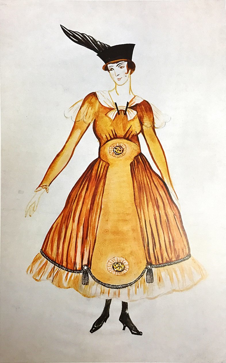 Kjole Design av Olga Rozanova