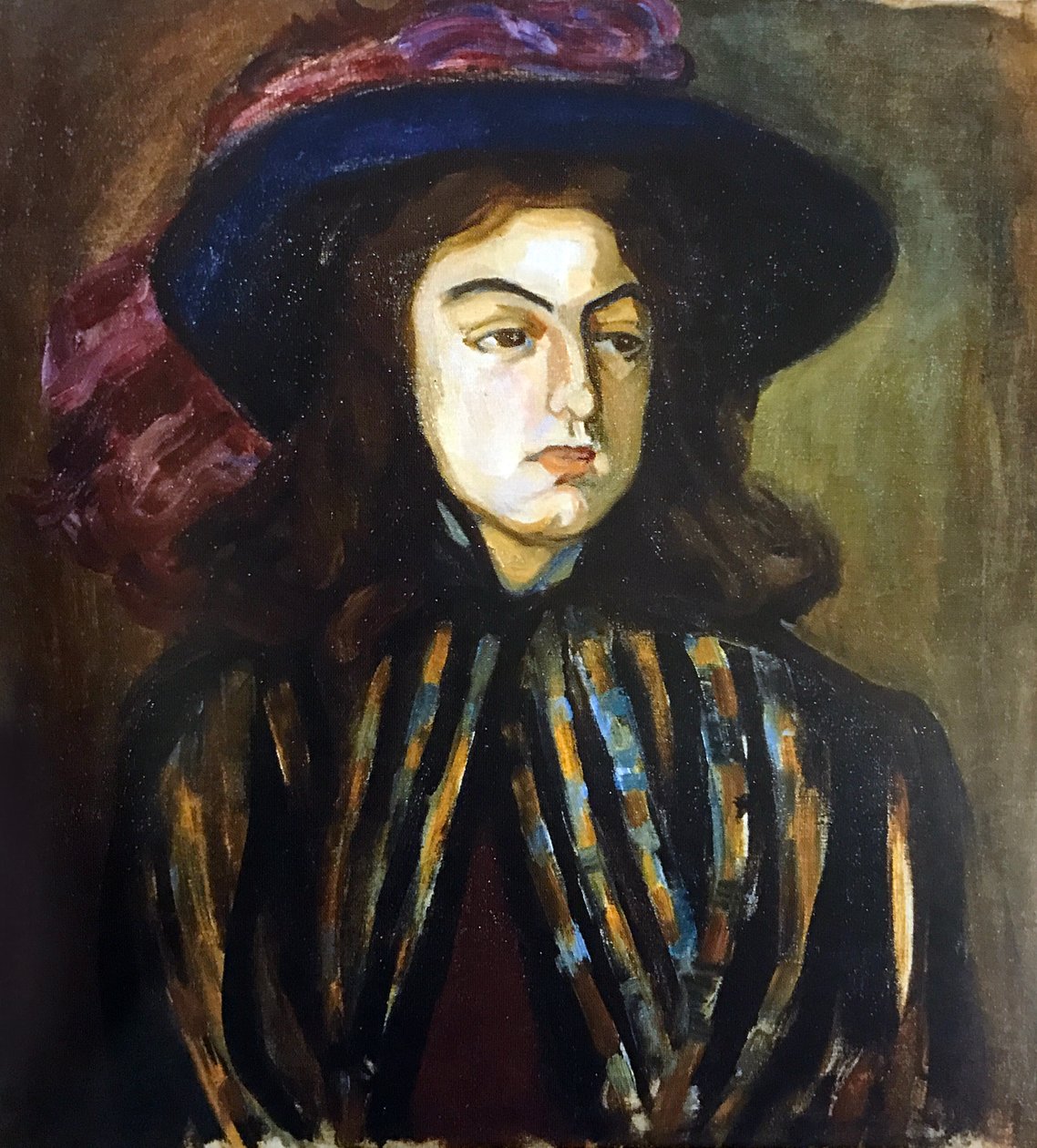 Kvinnelig portrett av Olga Rozanova