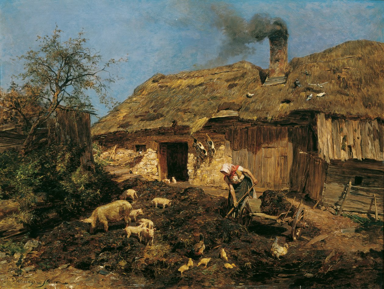arbeid på gården av Olga Wisinger Florian